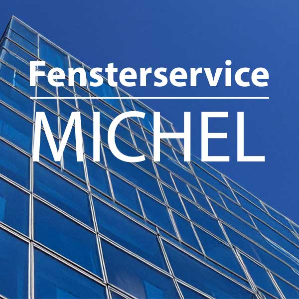 Fensterservice Michel – Glasfassade eines modernen Gebäudes vor blauem Himmel