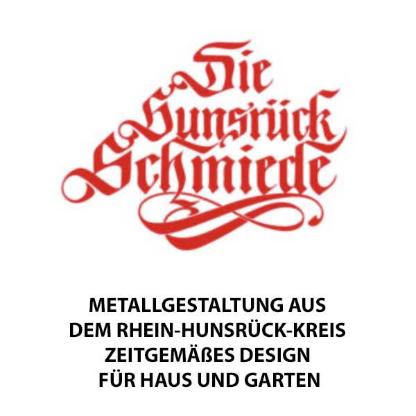 Logo der „Die Hunsrück Schmiede“, Metallgestaltung aus dem Rhein-Hunsrück-Kreis